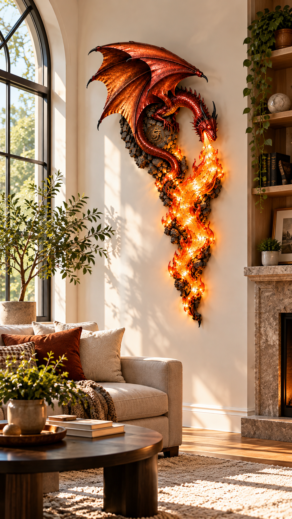 Dragon Sconce
